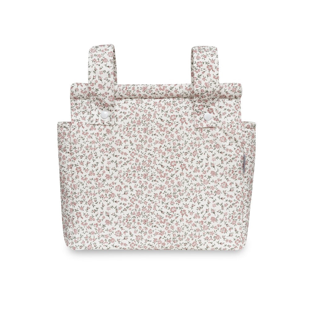 Bolso flores rosa